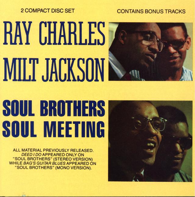 Milt Jackson & Ray Charles, SOUL BROTHERS/SOUL MEETING Cover
