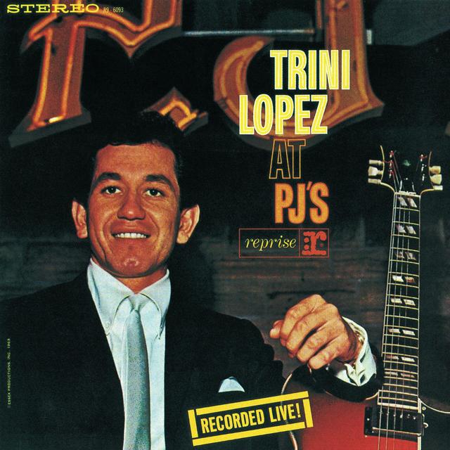 Trini Lopez LIVE AT PJ'S Album Cover