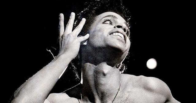: Pop star Prince performs during a tour stop in Denver at McNichols Arena July, 3, 1986. The pop star died Thursday morning at his Paisley Park estate in suburban Minneapolis April 21, 2016 according to his publicist. He was 57. A cause of death has not been revealed (Photo By John Leyba/The Denver Post via Getty Images)