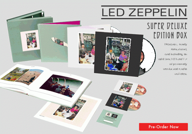 Pre-order: The Next Three Deluxe Editions from Led Zeppelin