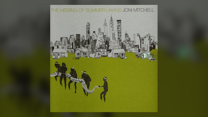Joni Mitchell THE HISSING OF SUMMER LAWNS Album Cover