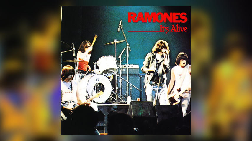 Ramones ITS ALIVE 2019 REMASTER LP Cover