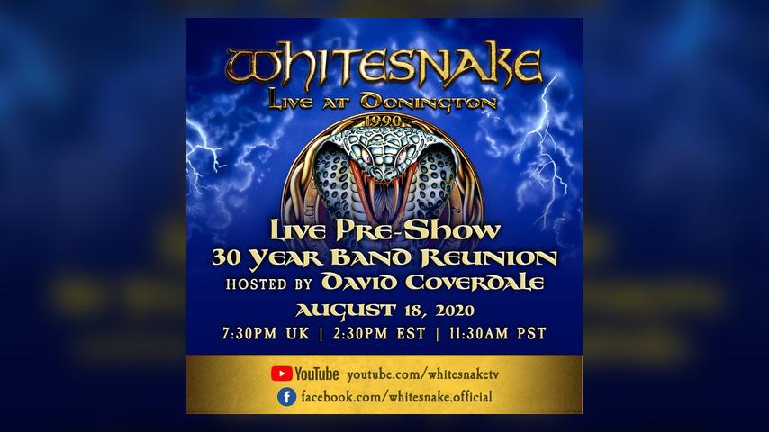 Whitesnake LIVE AT DONIGTON Pre Show Art